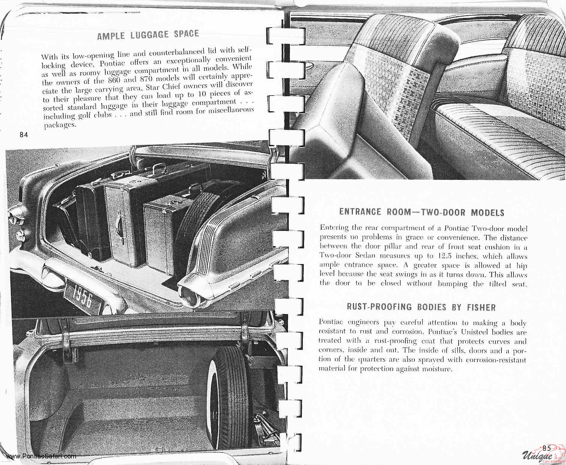 1956 Pontiac Facts Book Page 121